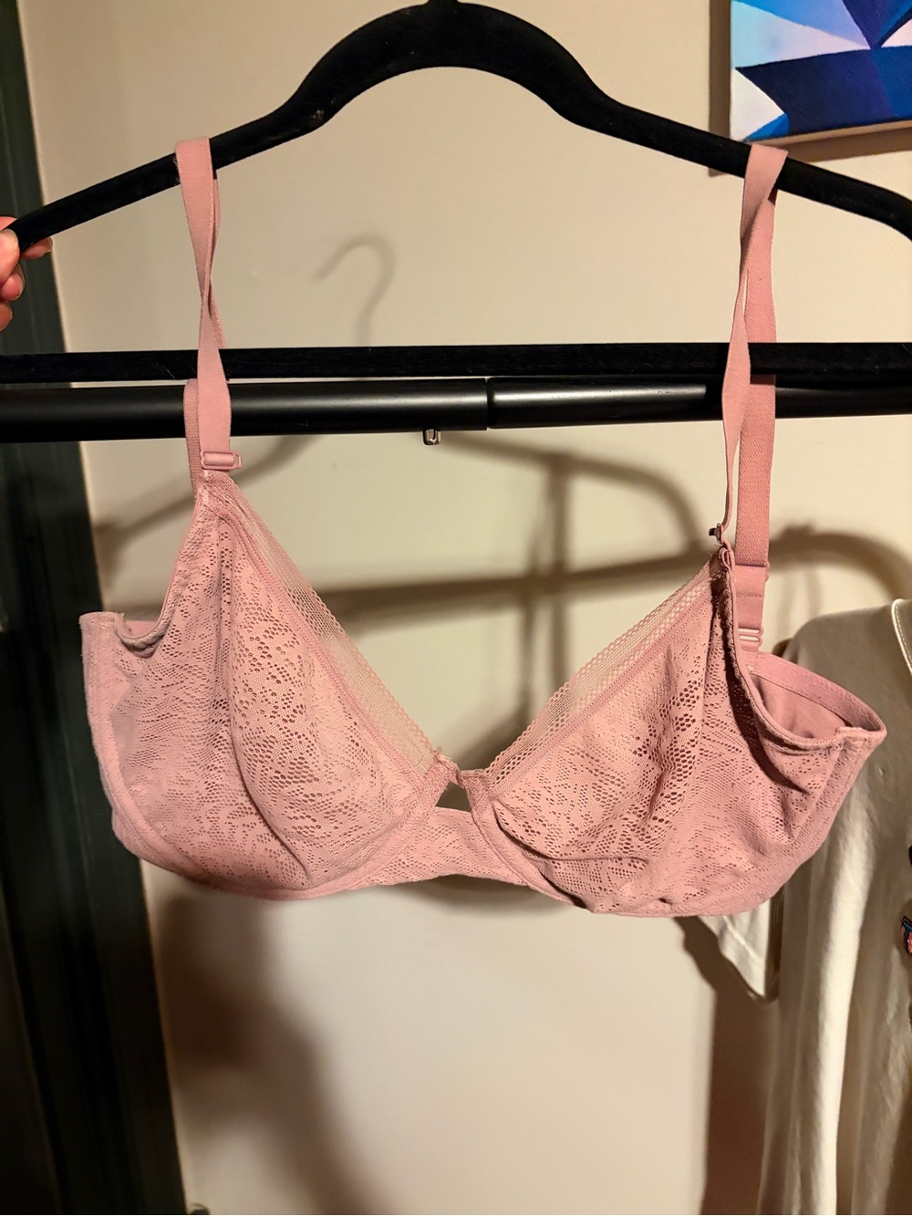 Pink Lace Undwire Bra - Women Intimates